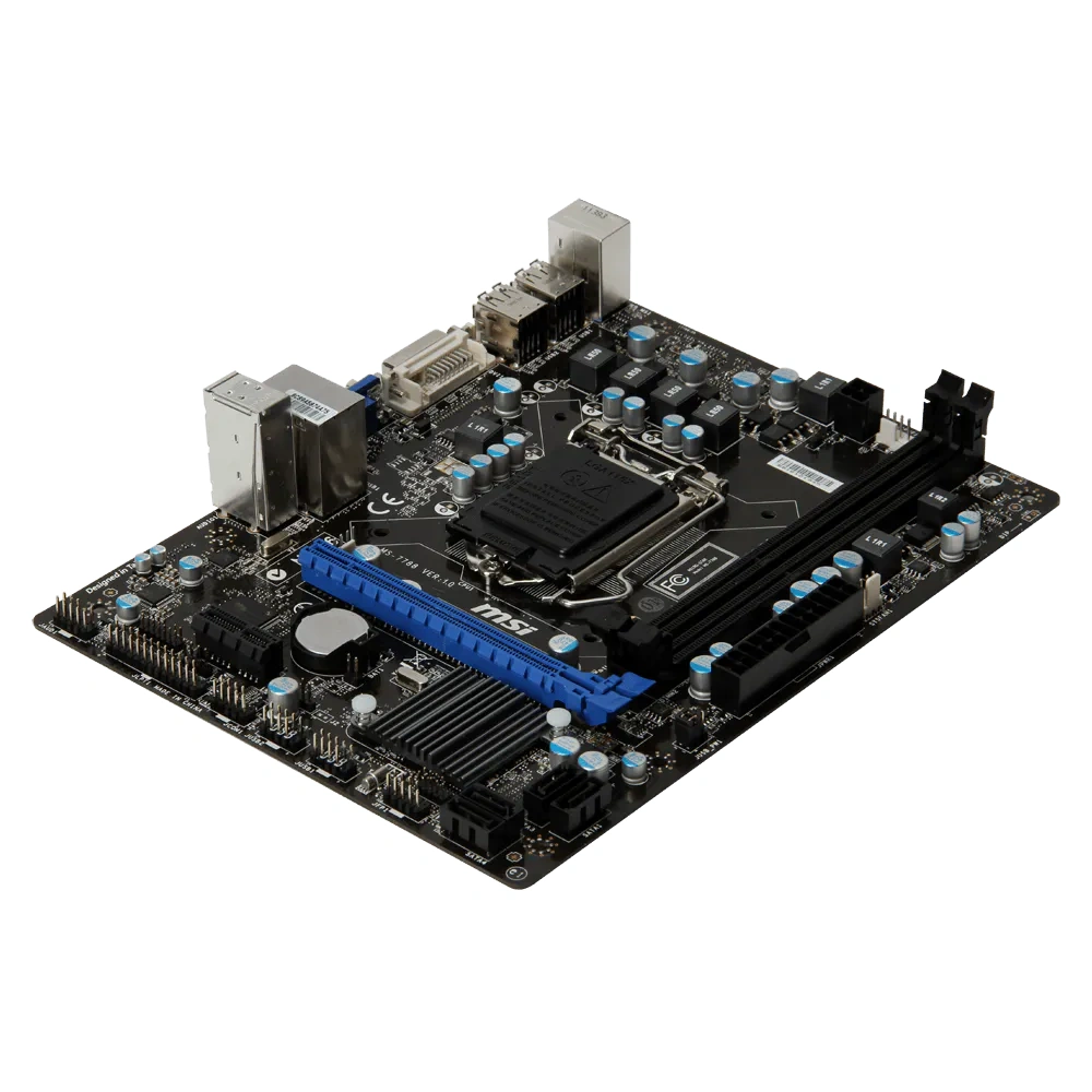 MSI Motherboard H61M-P31 DDR3 For Intel 3rd Gen (Import) view 2